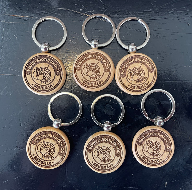 7/10 Engraved Keychain