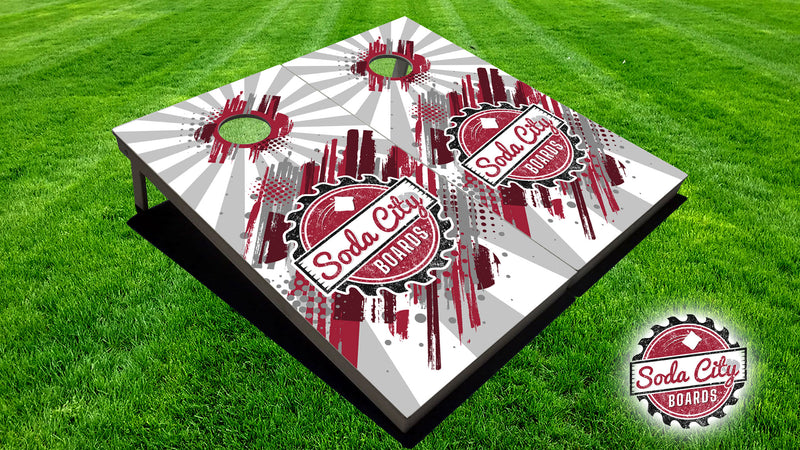 Soda City Boards Cornhole Boards - Scribble Design