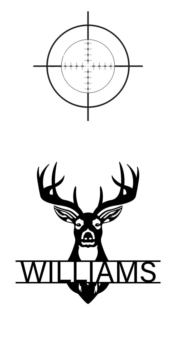Deer & Reticle Stencils