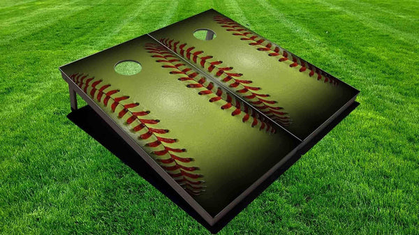 Softball - Direct Printed Cornhole Set