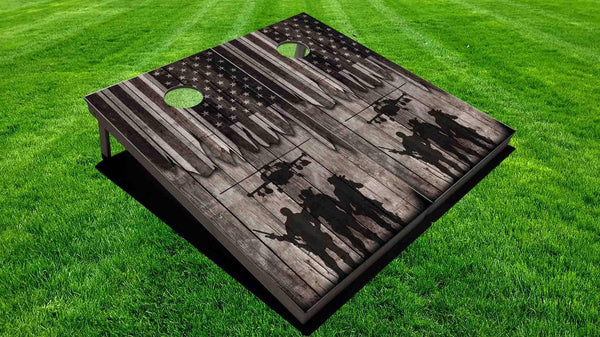 Military Flag - Direct Printed Cornhole Set