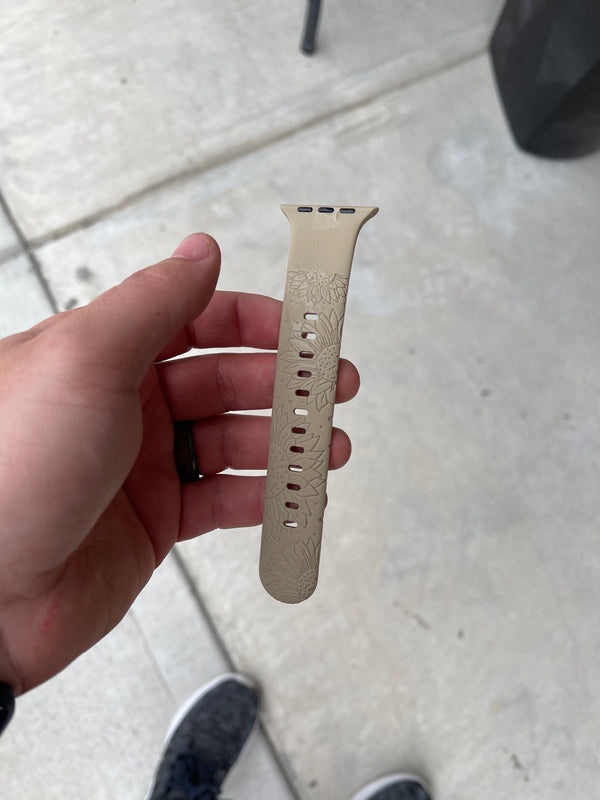 Custom Designed Laser Engraved Apple Watch Band