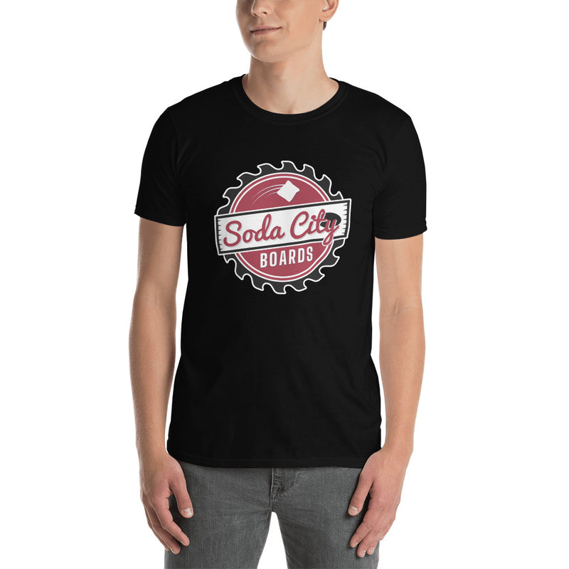Soda City Boards - Chest Logo Only - Short-Sleeve Unisex T-Shirt