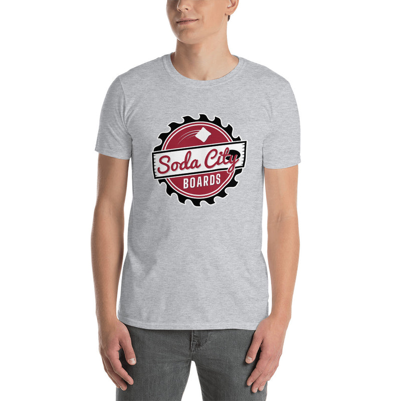 Soda City Boards - Chest Logo Only - Short-Sleeve Unisex T-Shirt